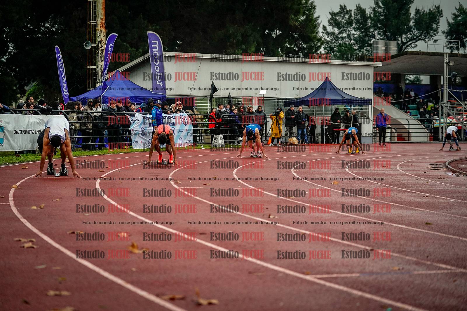 Fotos de los 400 m llanos de varones - decatlón 5
