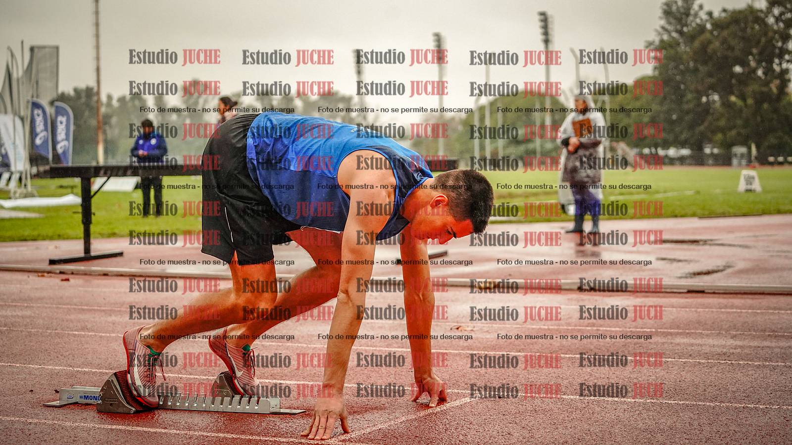 Fotos de los 400 m llanos de varones - decatlón 5