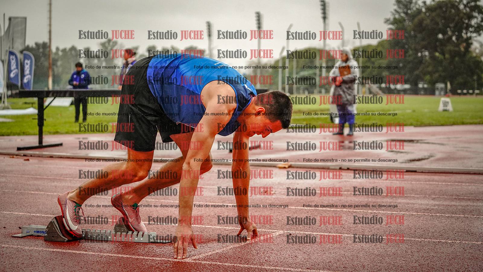 Fotos de los 400 m llanos de varones - decatlón 5