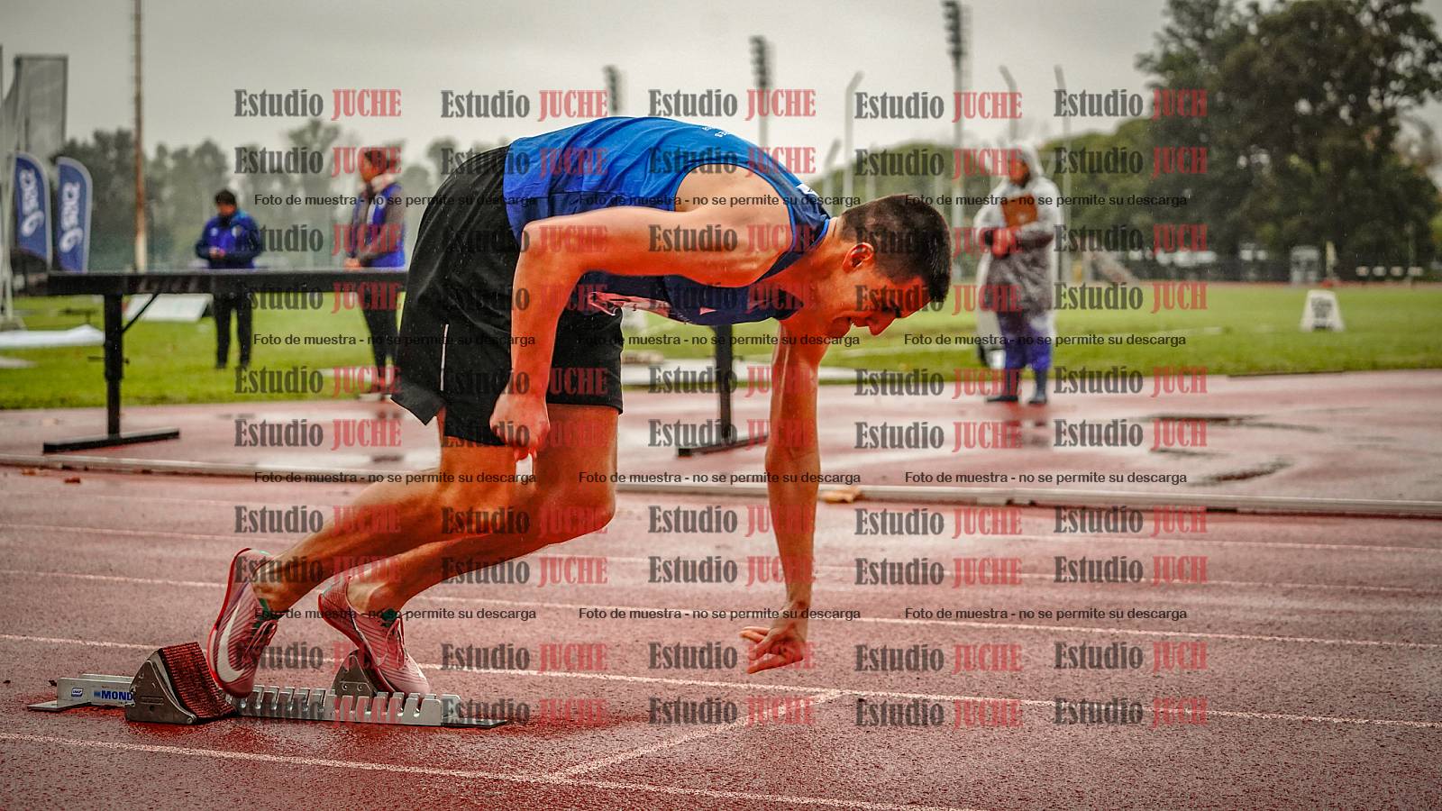 Fotos de los 400 m llanos de varones - decatlón 5