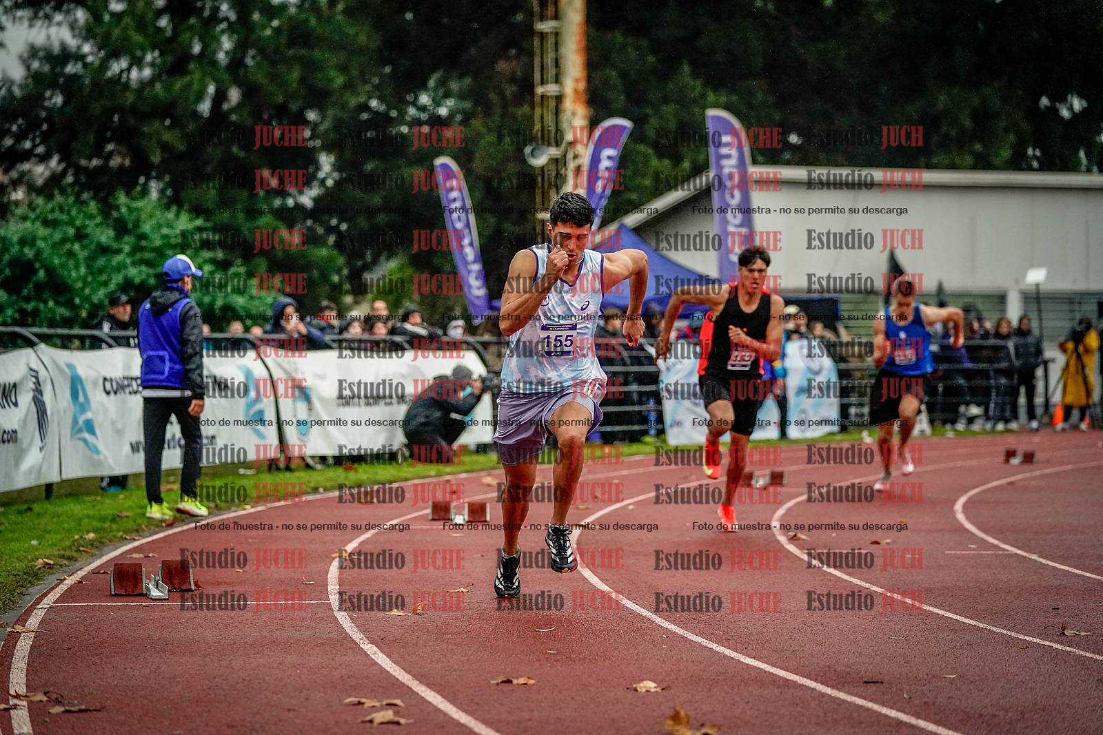 Fotos de los 400 m llanos de varones - decatlón 5