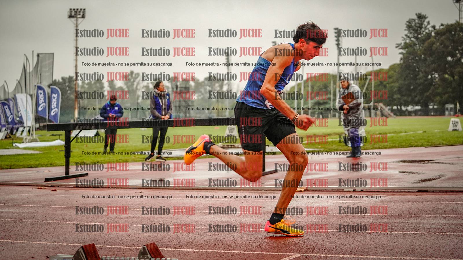 Fotos de los 400 m llanos de varones - decatlón 5