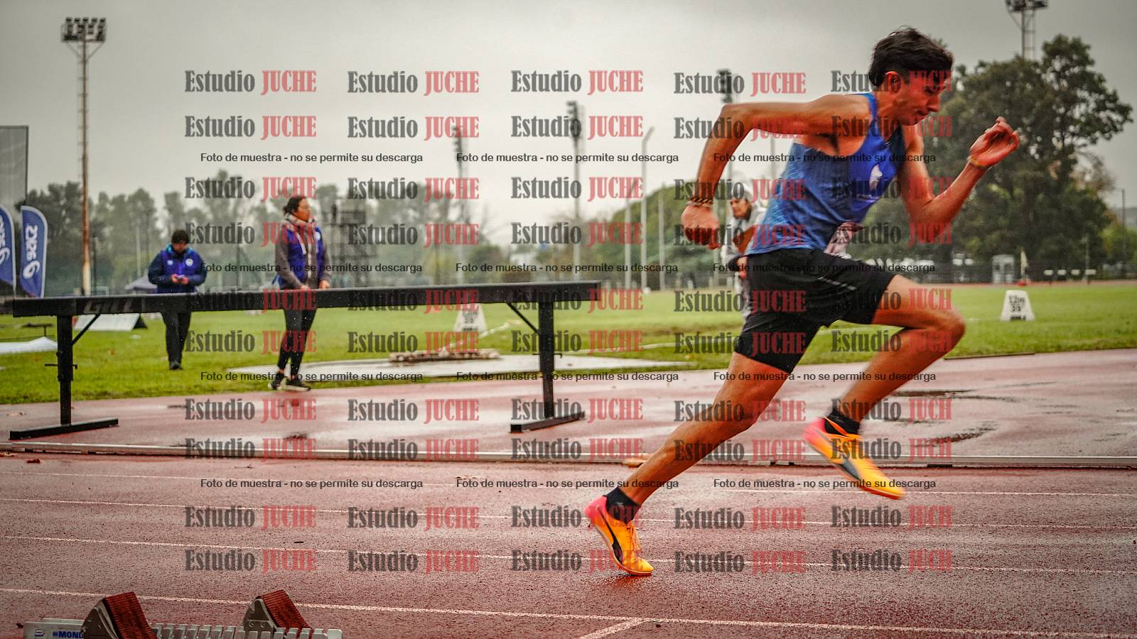 Fotos de los 400 m llanos de varones - decatlón 5