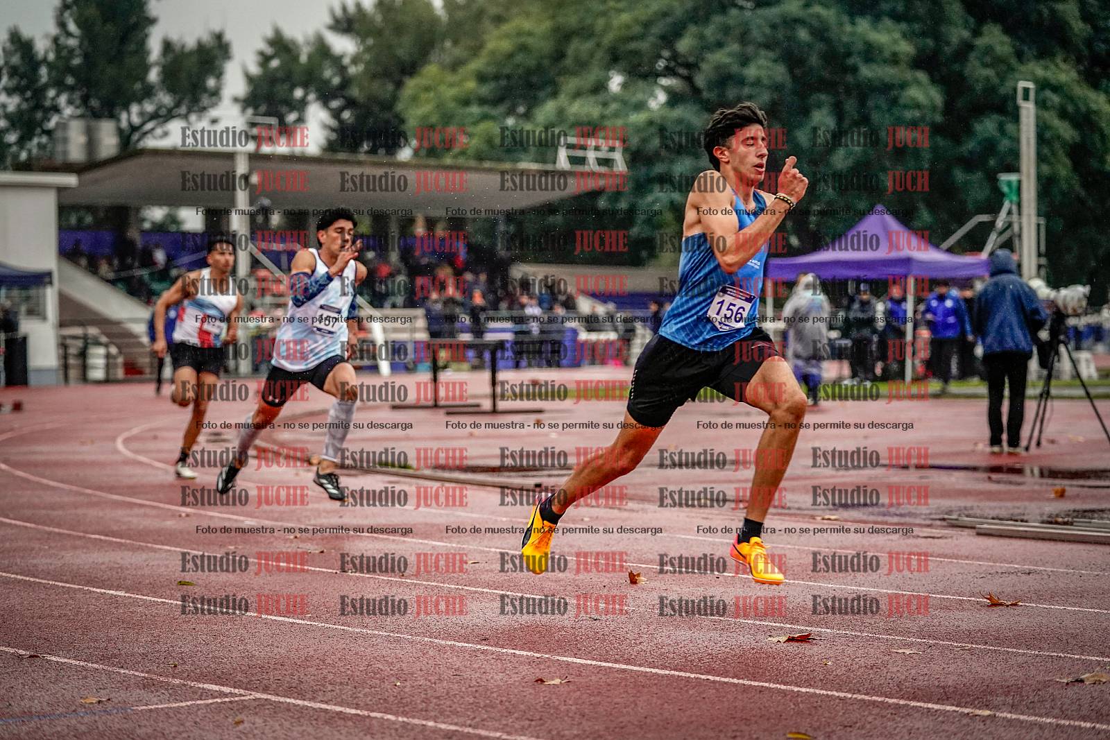 Fotos de los 400 m llanos de varones - decatlón 5