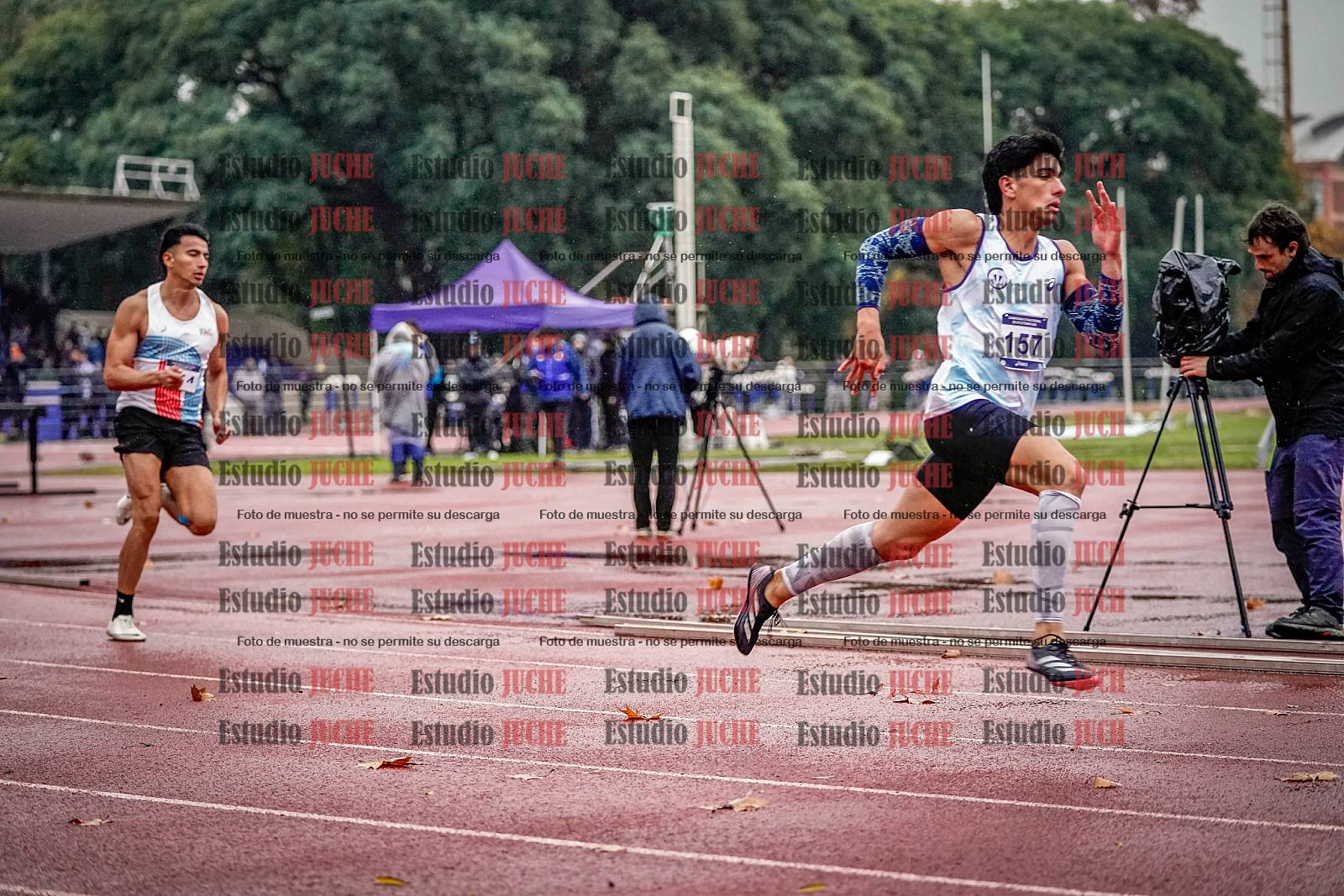 Fotos de los 400 m llanos de varones - decatlón 5
