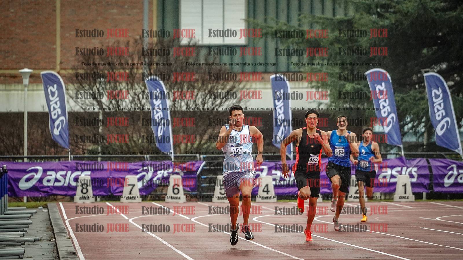 Fotos de los 400 m llanos de varones - decatlón 5