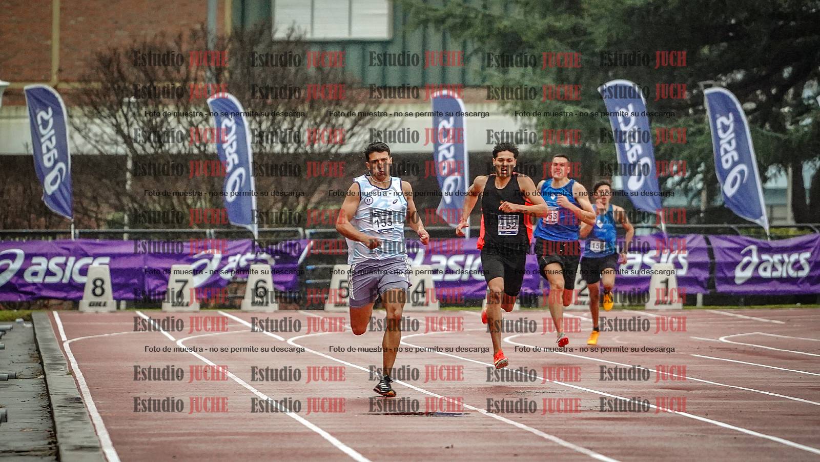Fotos de los 400 m llanos de varones - decatlón 5