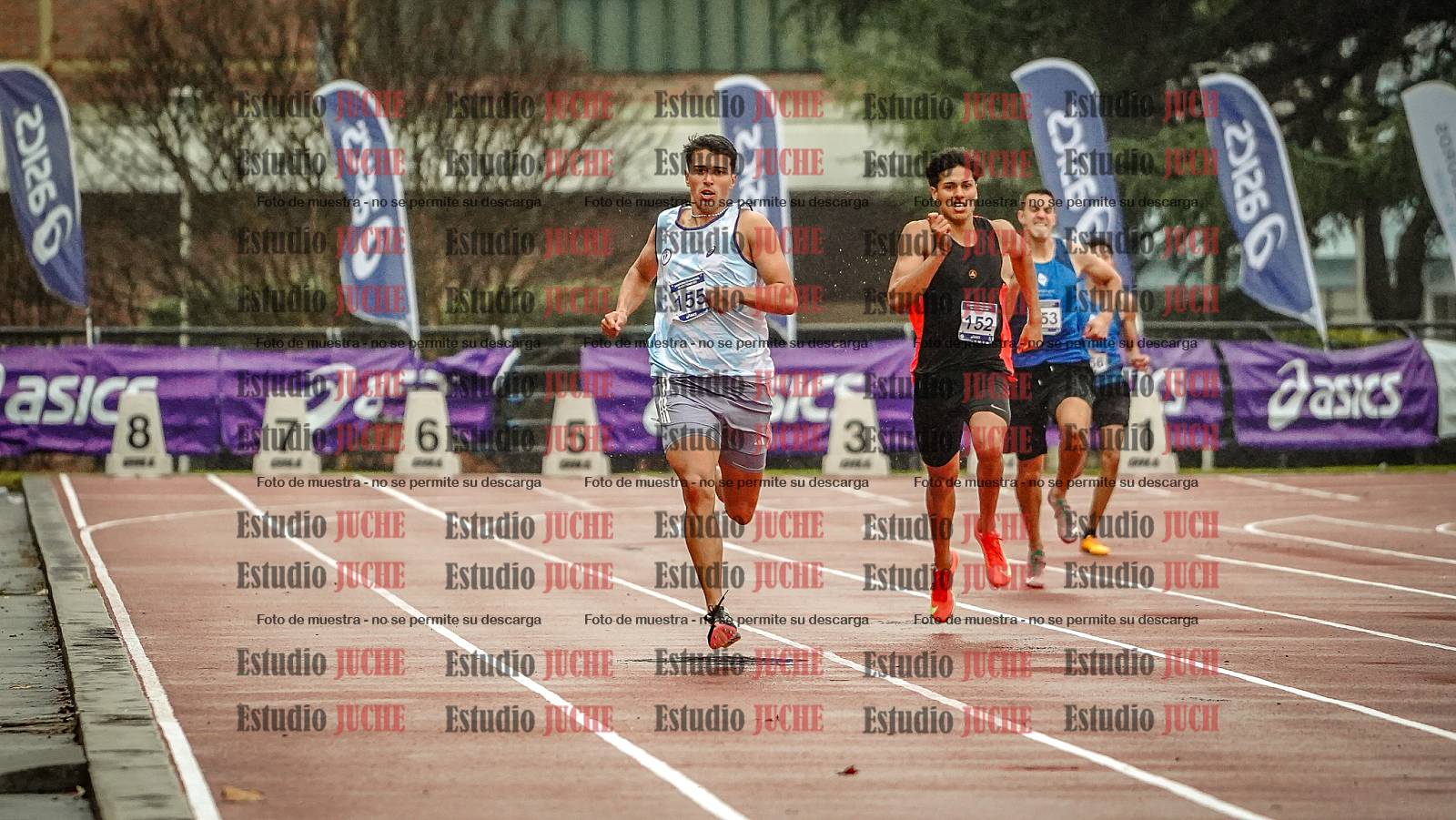 Fotos de los 400 m llanos de varones - decatlón 5