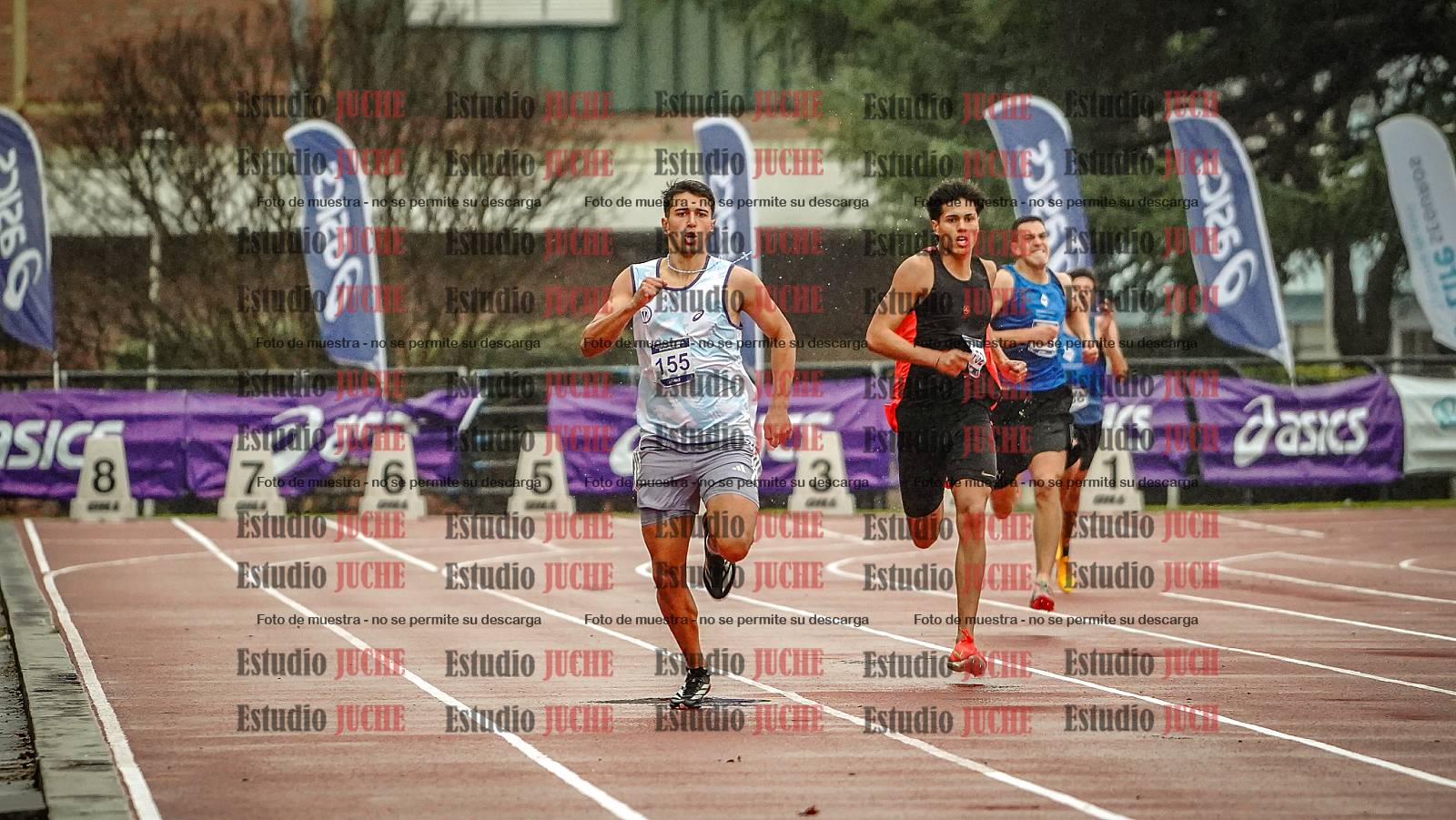 Fotos de los 400 m llanos de varones - decatlón 5