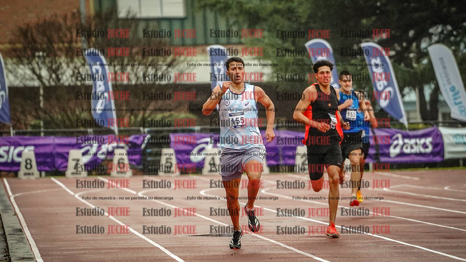 Fotos de los 400 m llanos de varones - decatlón 5