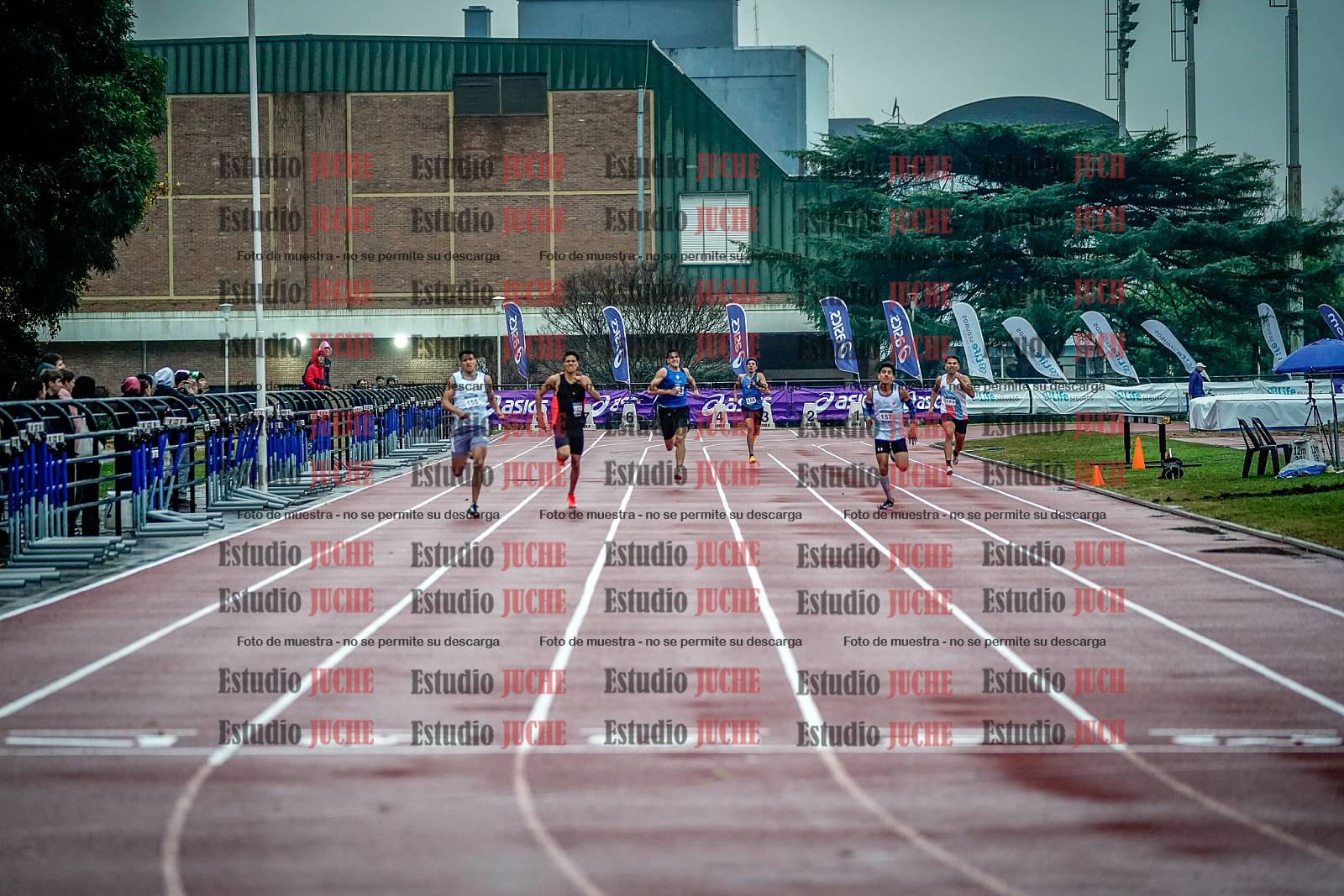 Fotos de los 400 m llanos de varones - decatlón 5