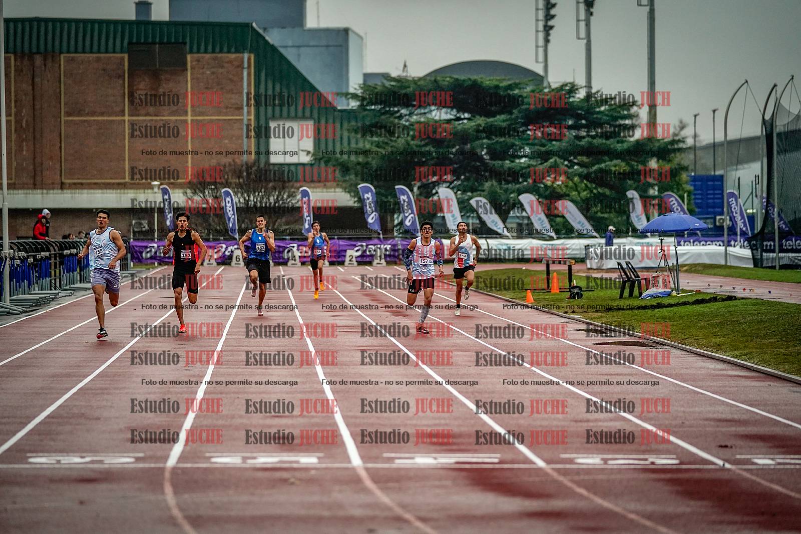 Fotos de los 400 m llanos de varones - decatlón 5