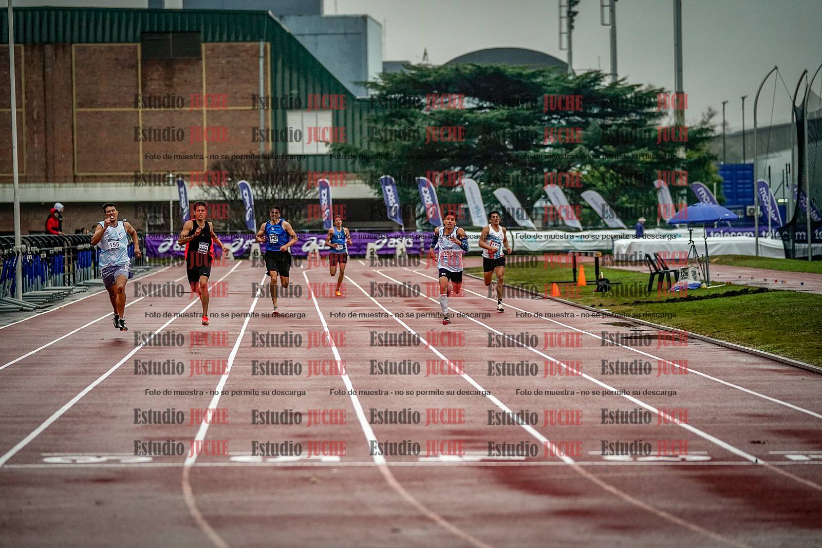 Fotos de los 400 m llanos de varones - decatlón 5