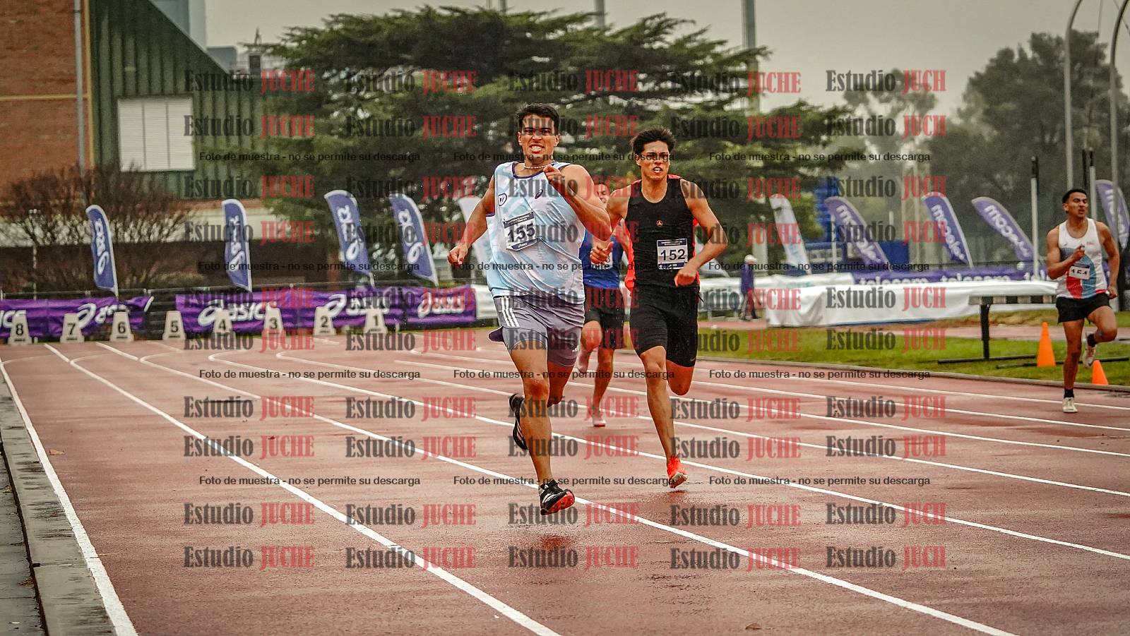 Fotos de los 400 m llanos de varones - decatlón 5