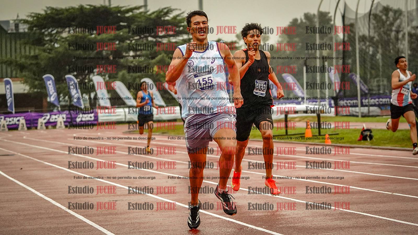 Fotos de los 400 m llanos de varones - decatlón 5