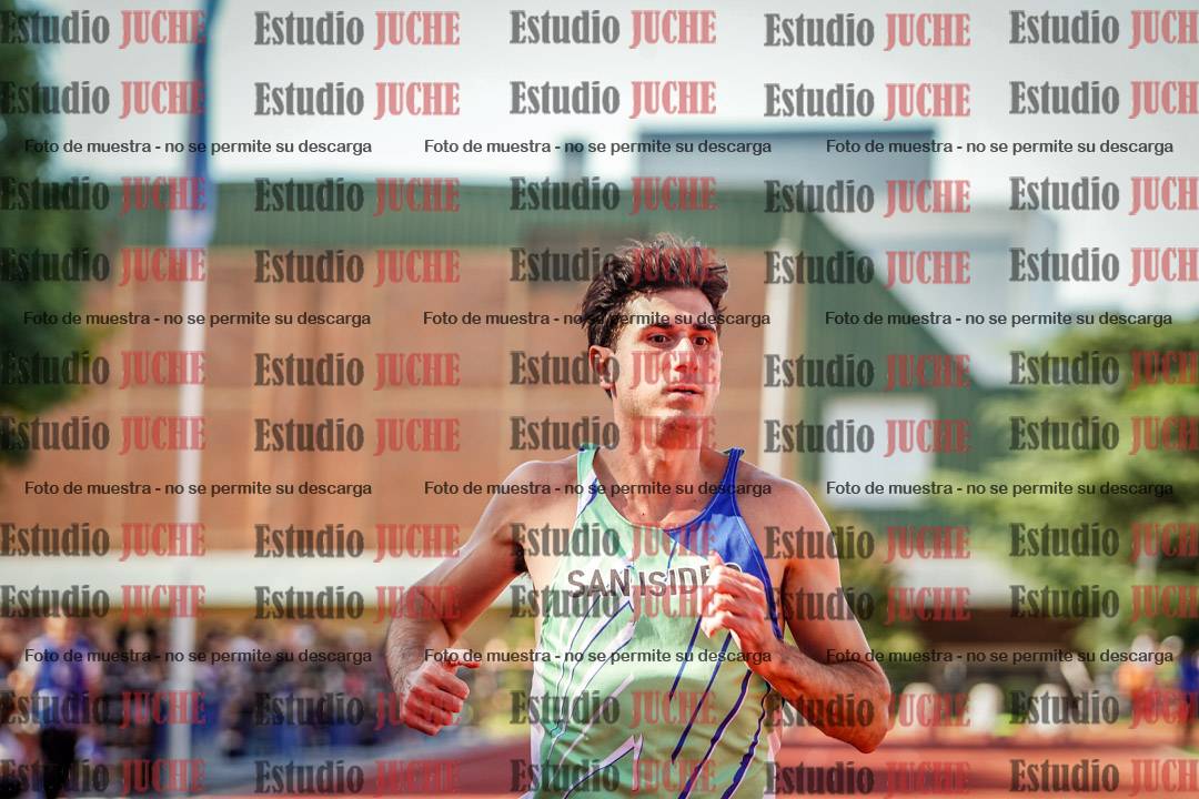 Fotos de los 100 m llanos de varones - FINAL
