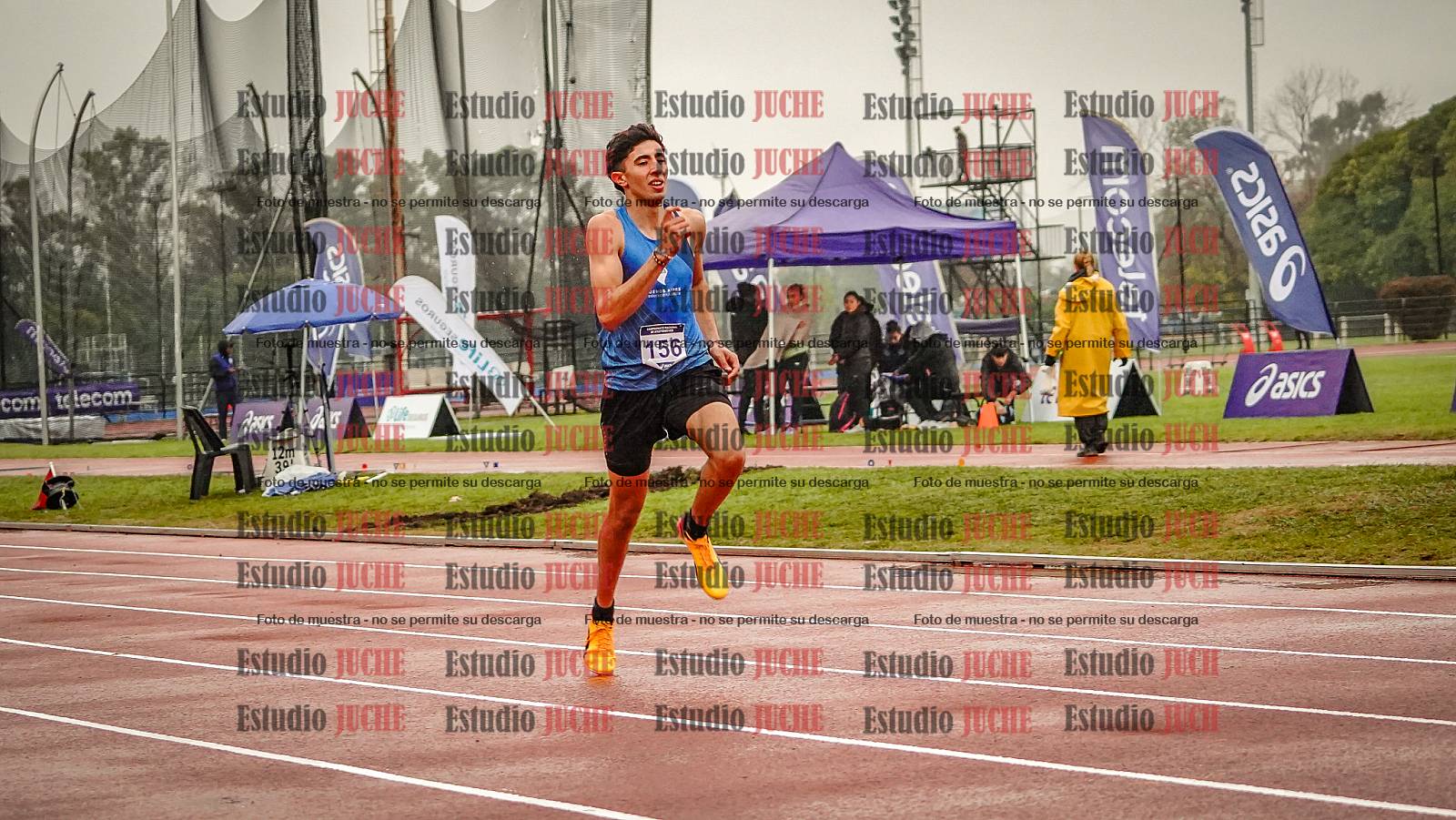 Fotos de los 400 m llanos de varones - decatlón 5