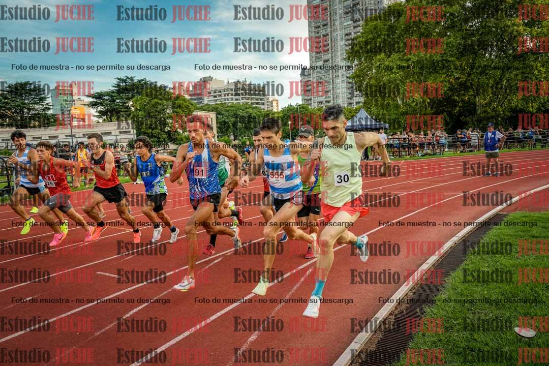 Fotos de los 1500 m llanos de varones