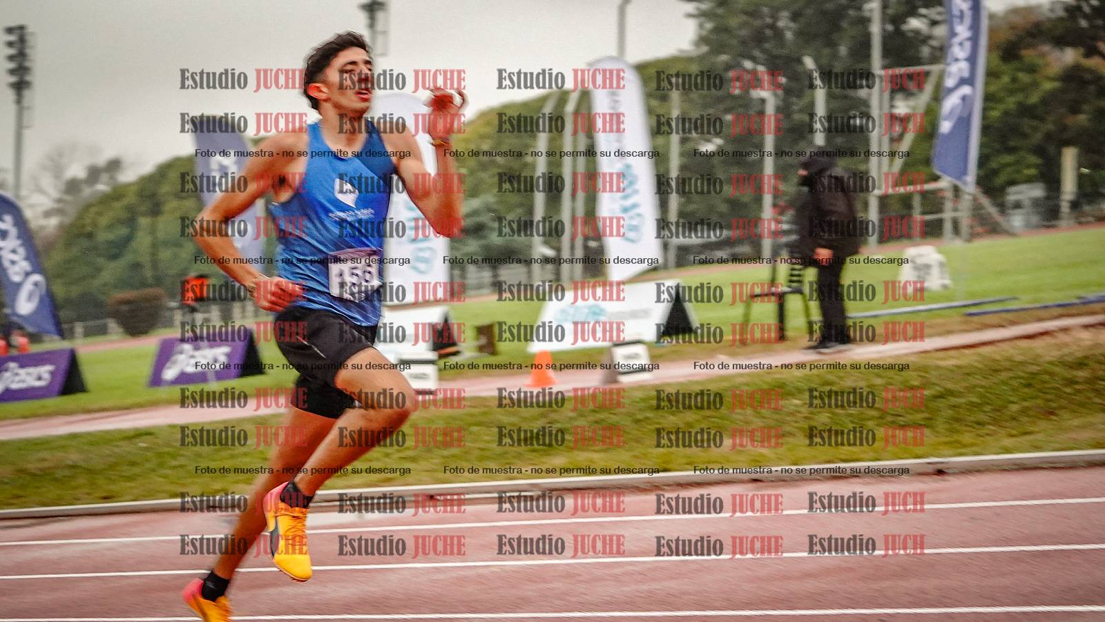 Fotos de los 400 m llanos de varones - decatlón 5