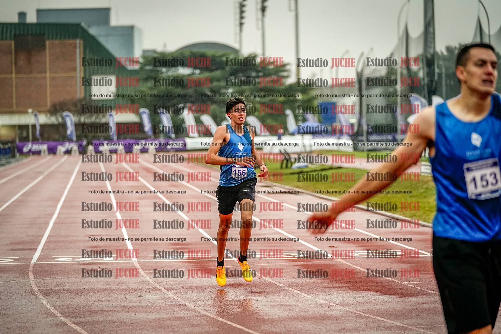 Fotos de los 400 m llanos de varones - decatlón 5