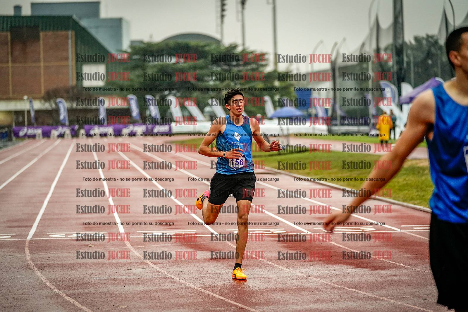 Fotos de los 400 m llanos de varones - decatlón 5