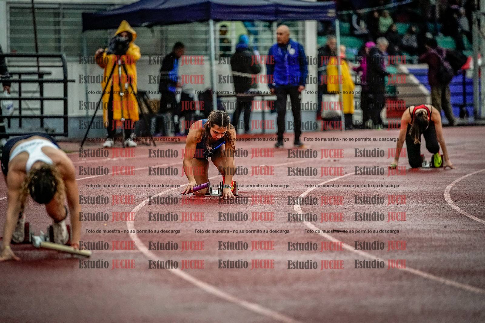 Fotos de las postas 4x100 m de mujeres