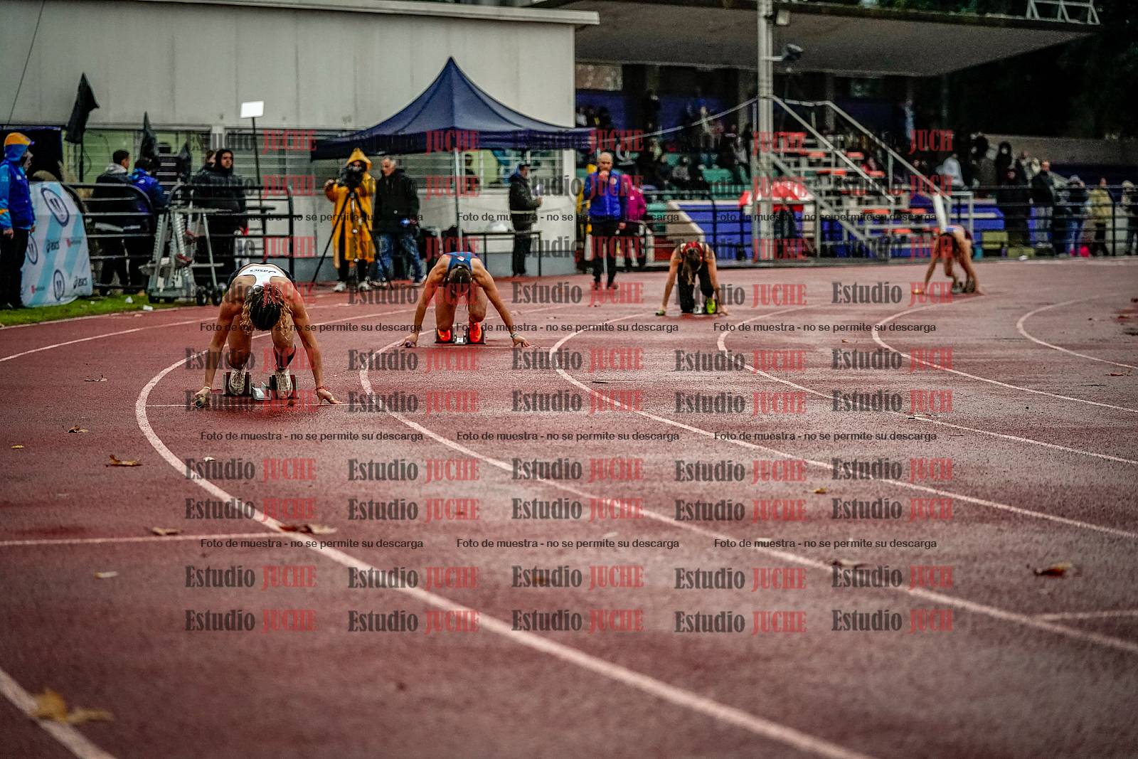Fotos de las postas 4x100 m de mujeres