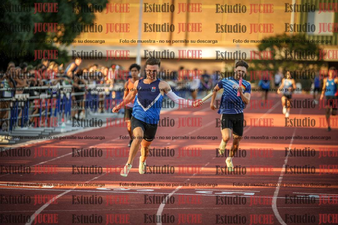 Fotos de las Postas 4x100 m de varones