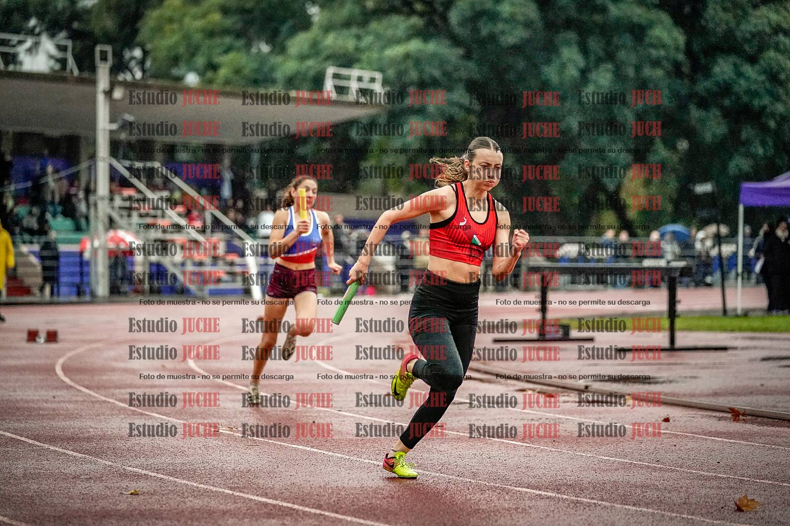 Fotos de las postas 4x100 m de mujeres