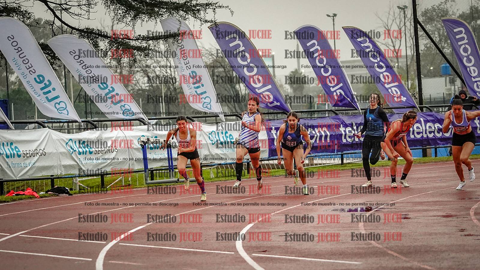 Fotos de las postas 4x100 m de mujeres