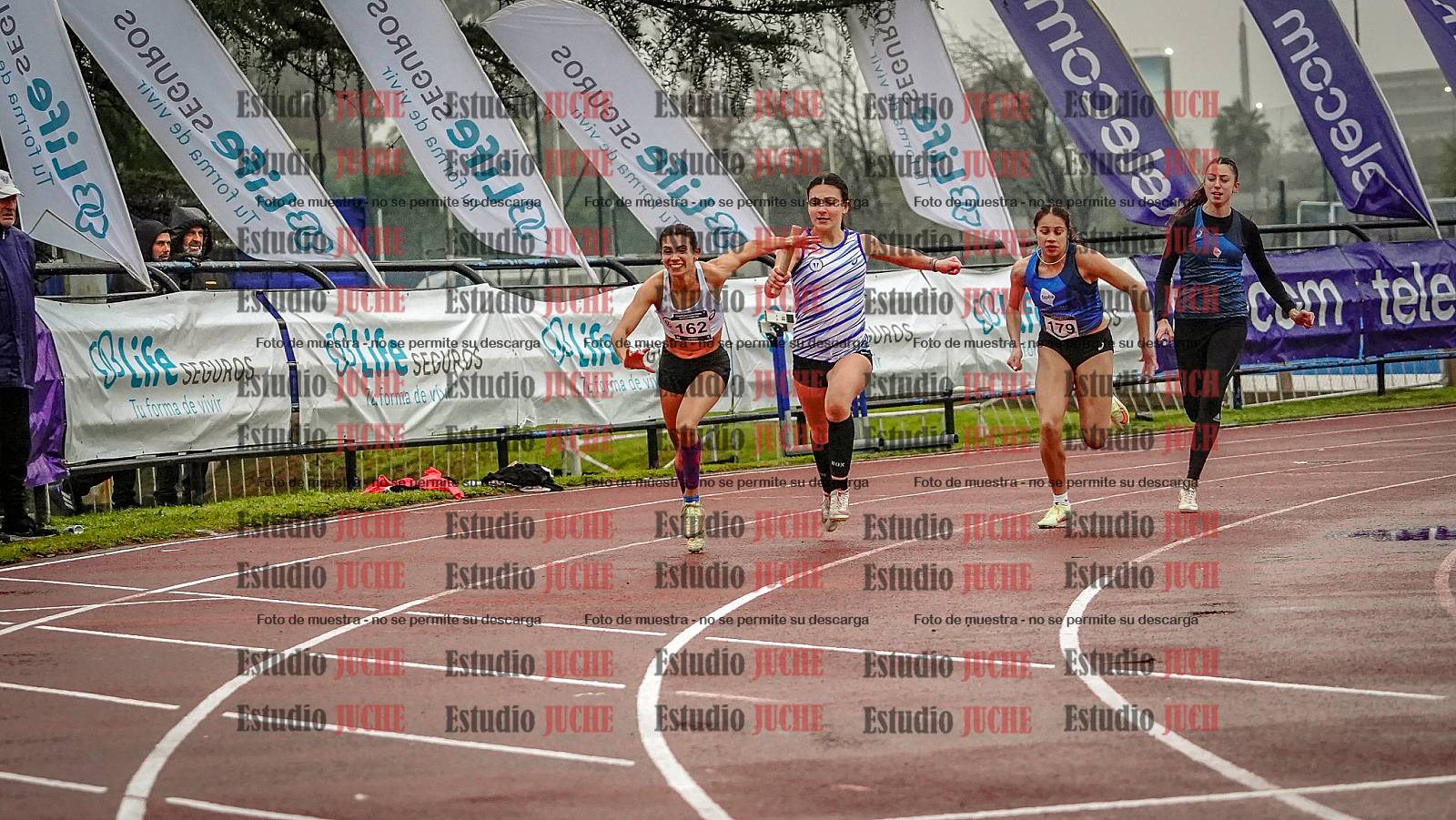 Fotos de las postas 4x100 m de mujeres