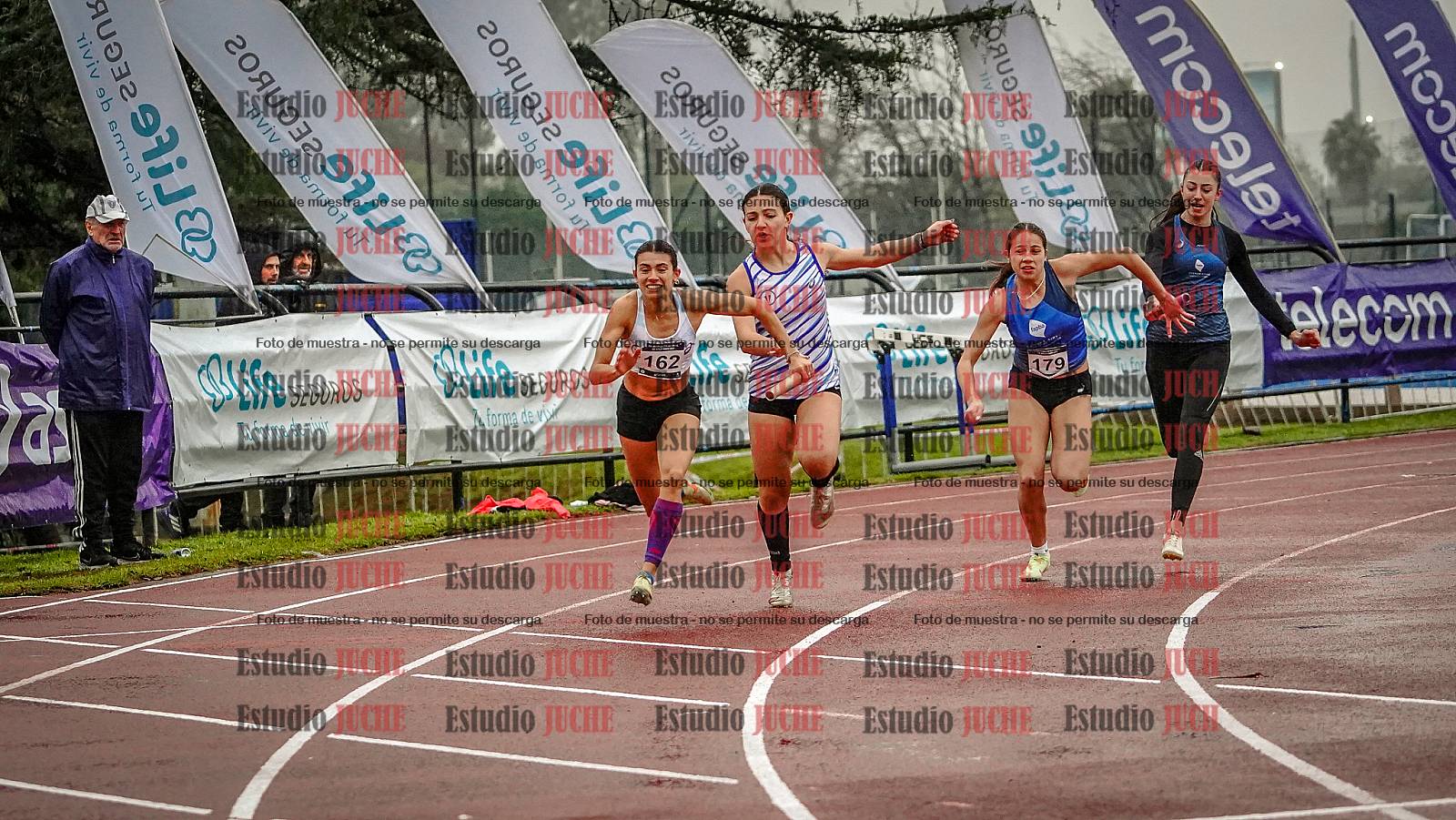 Fotos de las postas 4x100 m de mujeres