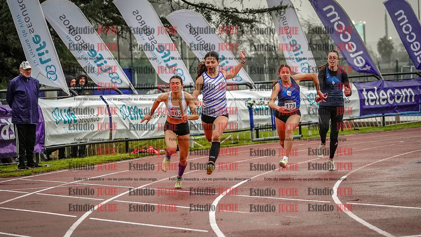 Fotos de las postas 4x100 m de mujeres