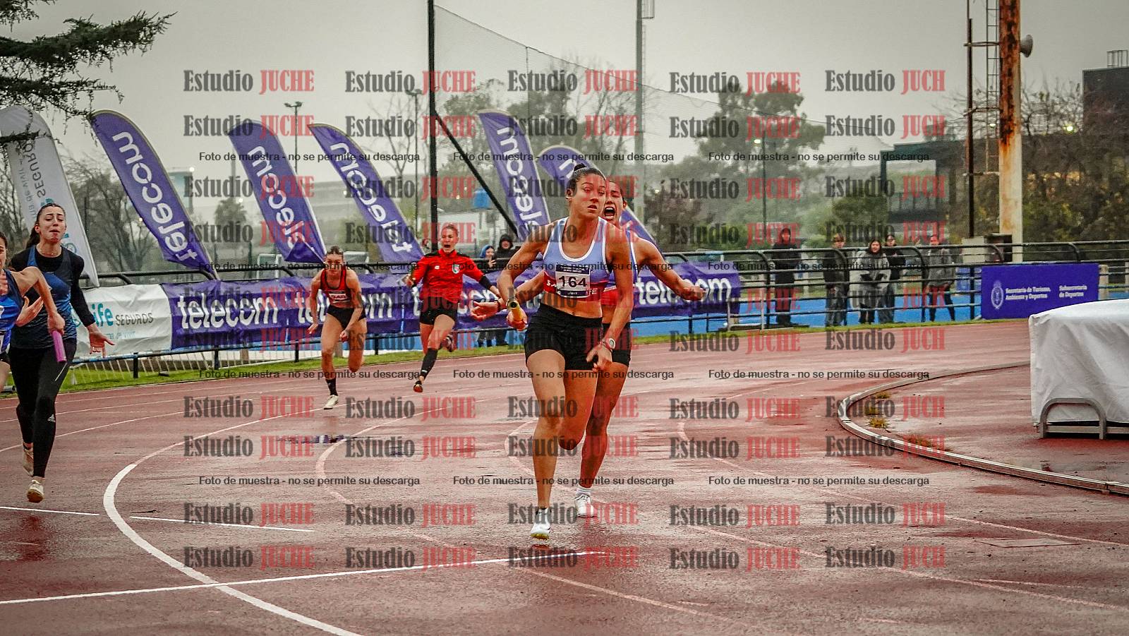 Fotos de las postas 4x100 m de mujeres