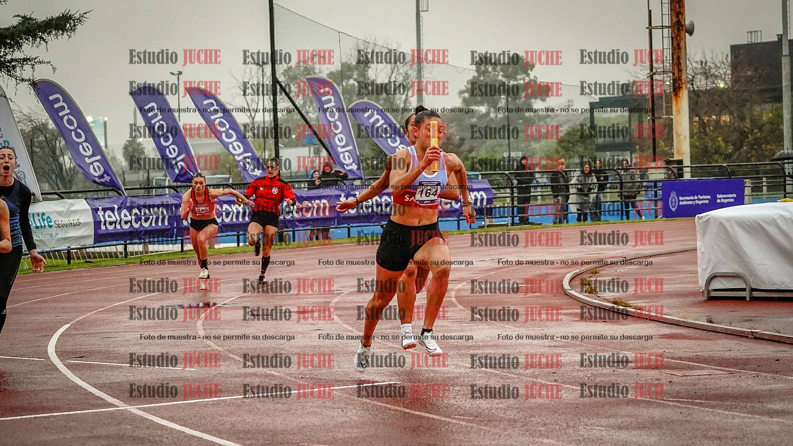 Fotos de las postas 4x100 m de mujeres