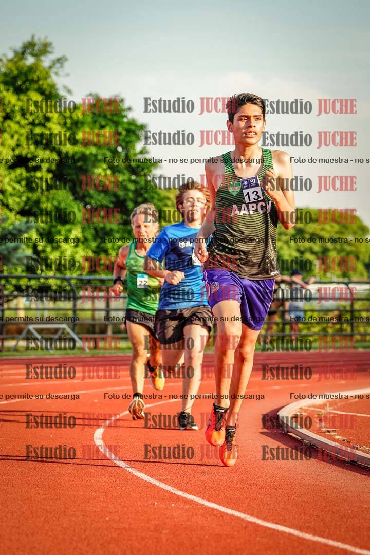 Fotos de los 1500 m llanos de varones