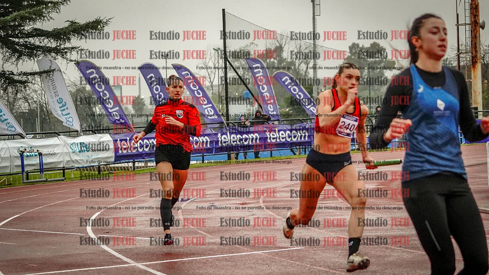 Fotos de las postas 4x100 m de mujeres