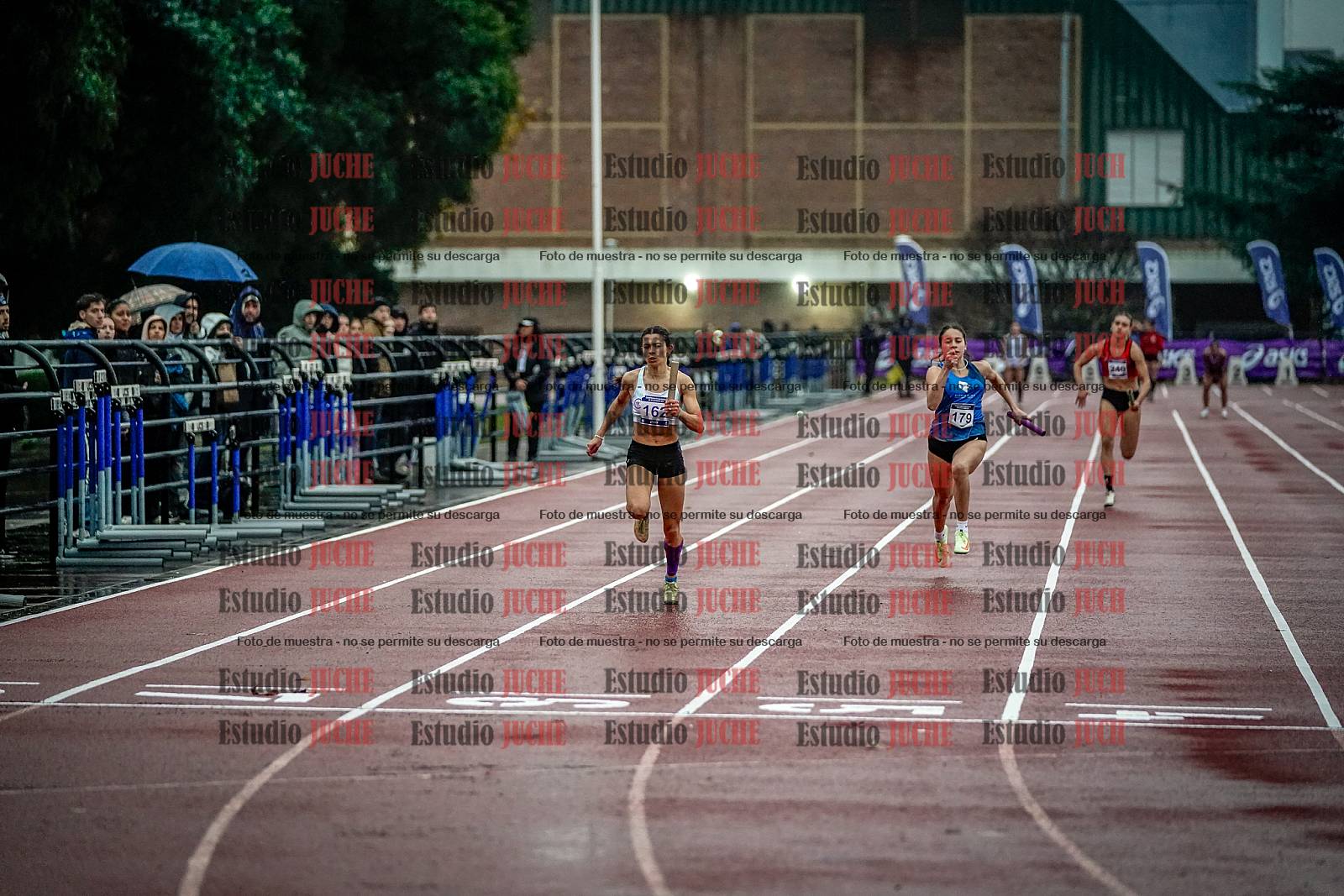Fotos de las postas 4x100 m de mujeres