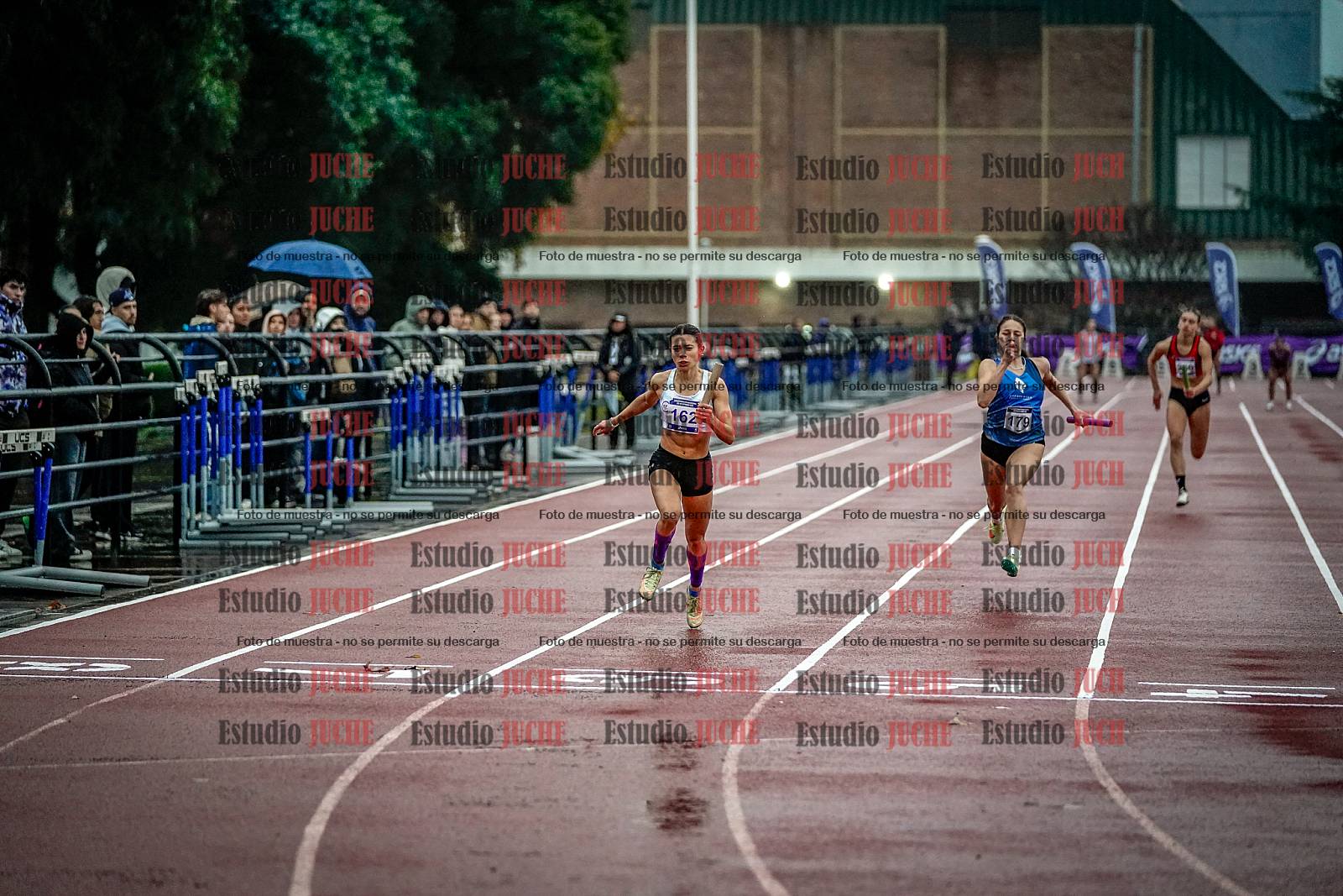 Fotos de las postas 4x100 m de mujeres