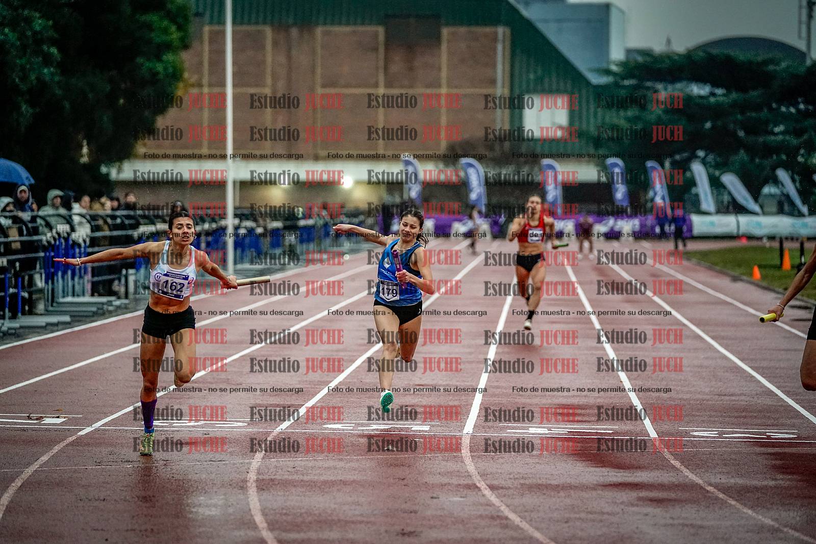 Fotos de las postas 4x100 m de mujeres