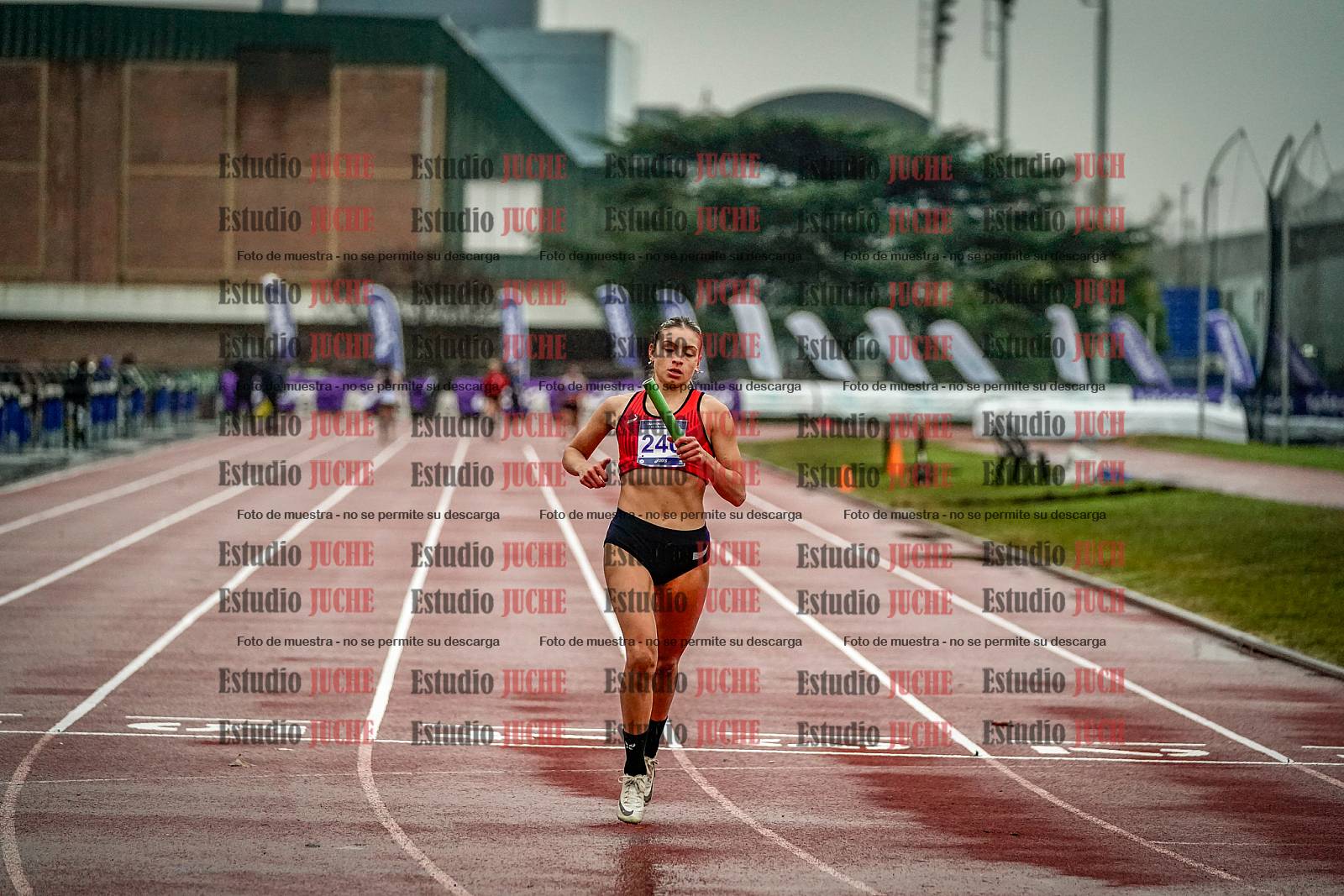 Fotos de las postas 4x100 m de mujeres