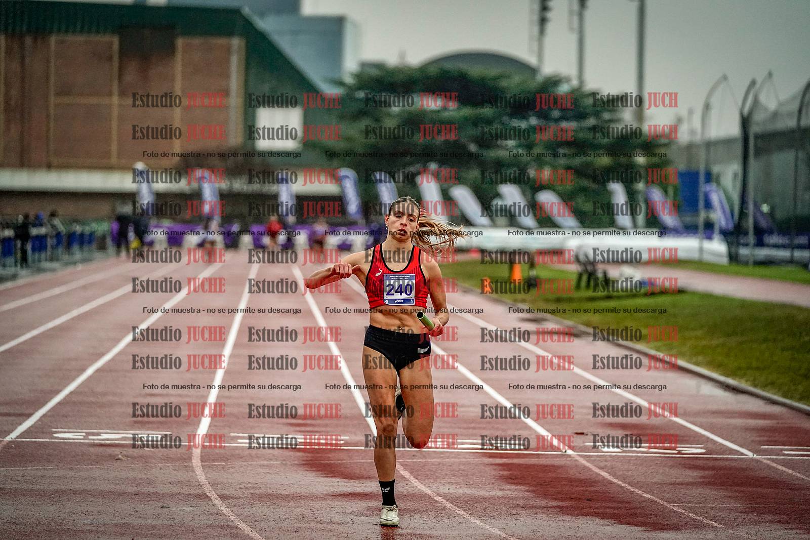 Fotos de las postas 4x100 m de mujeres