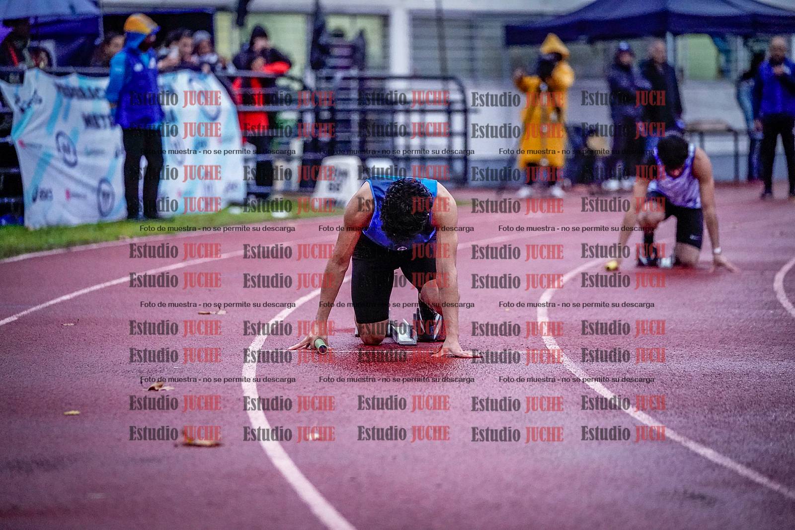 Fotos de las postas 4x100 m de varones