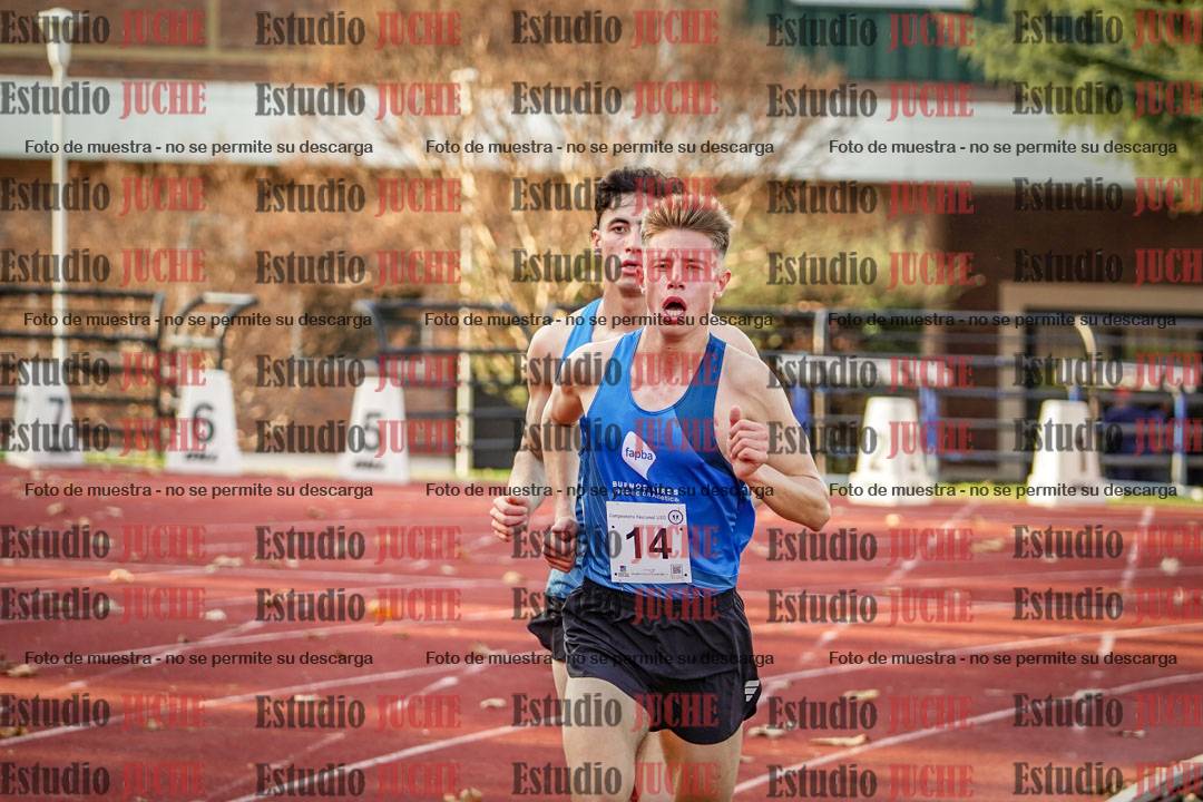 Fotos de los 5000 m llanos de varones