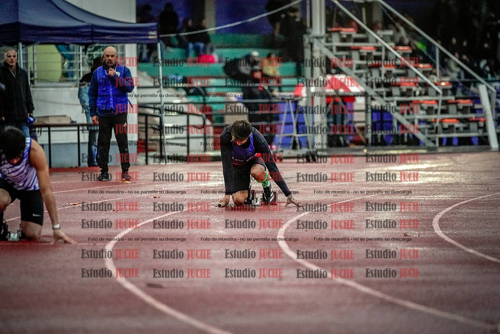 Fotos de las postas 4x100 m de varones