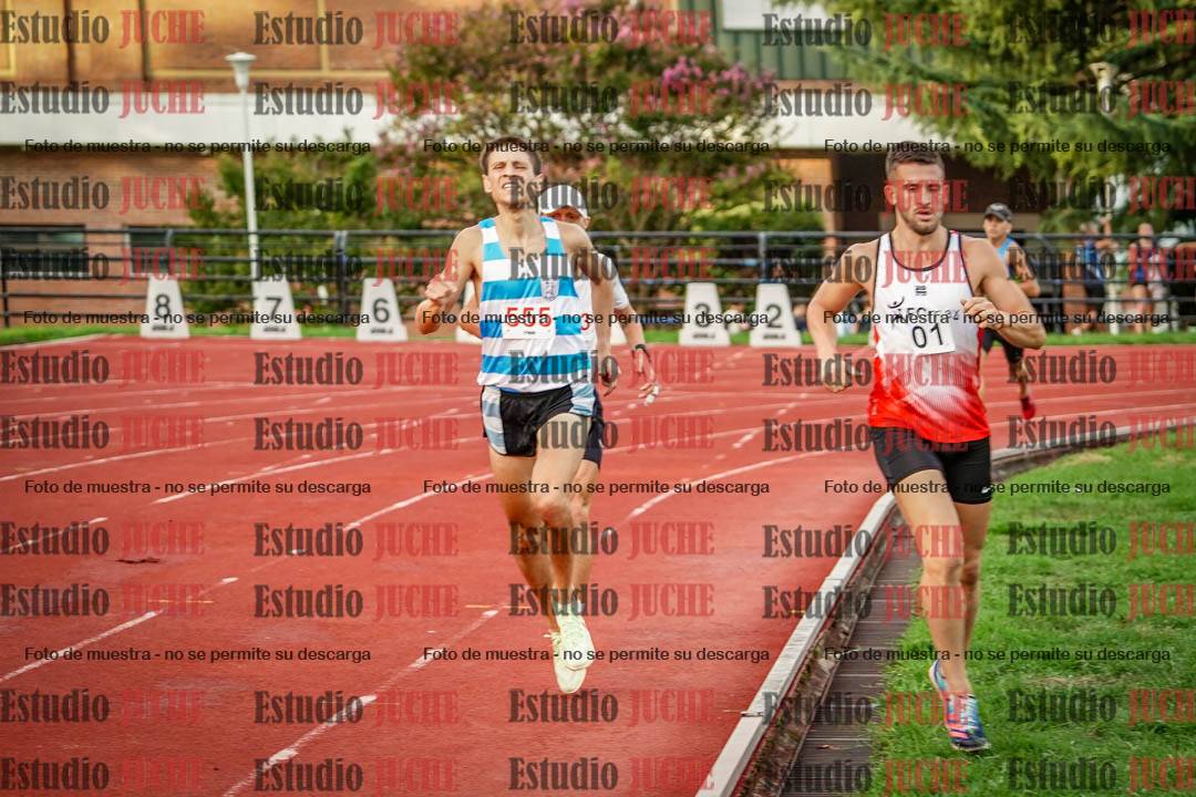 Fotos de los 1500 m llanos de varones