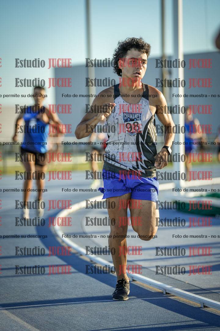 Fotos de los 1500 m llanos de varones