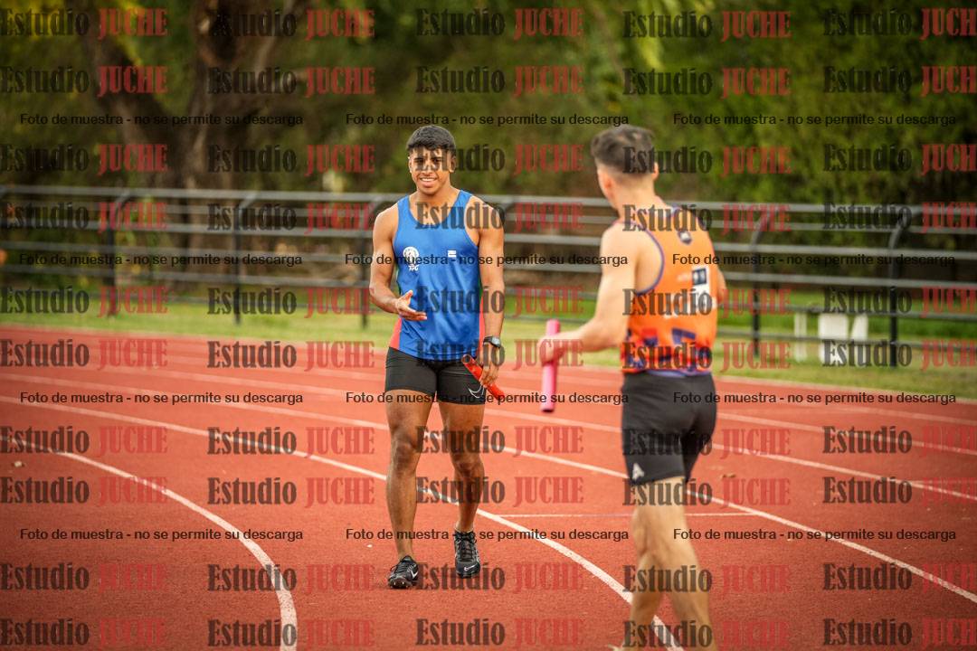 Fotos de las Postas 4x100 m de varones