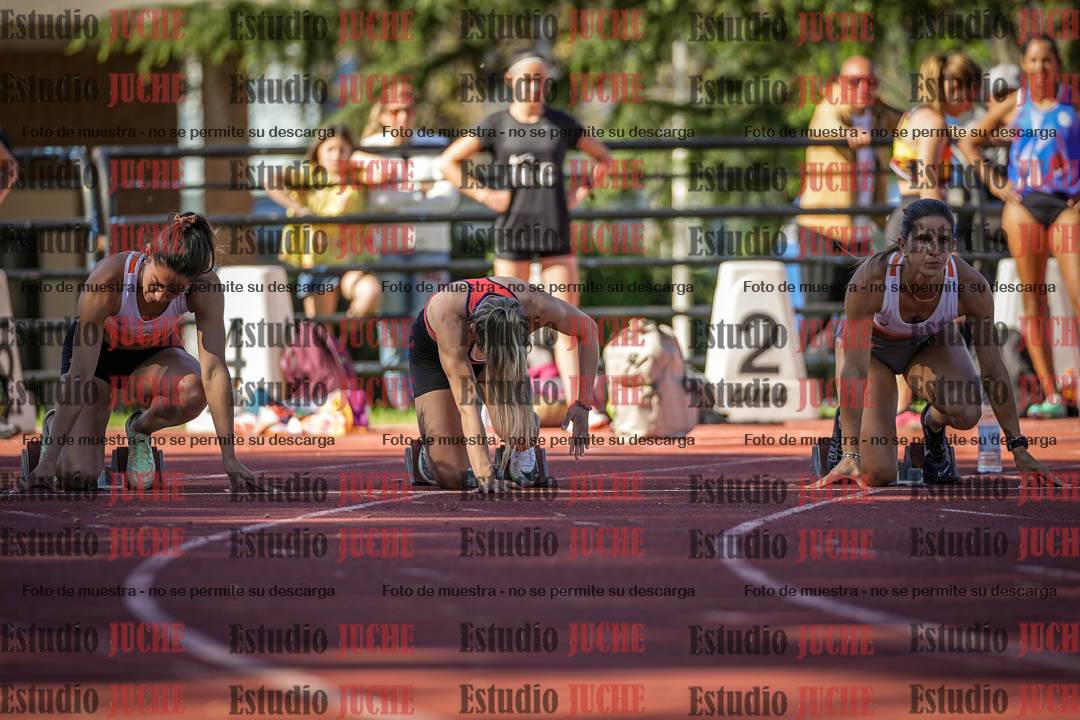 Fotos de los 100 m llanos de mujeres