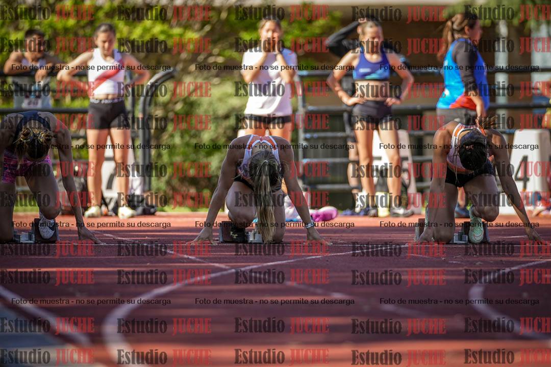 Fotos de los 100 m llanos de mujeres